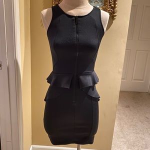 Top Shop Dress-Unique Black Scuba Knit
